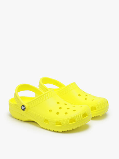 Slippers Classic Bone Crocs Geel women 10001 ander zicht 1